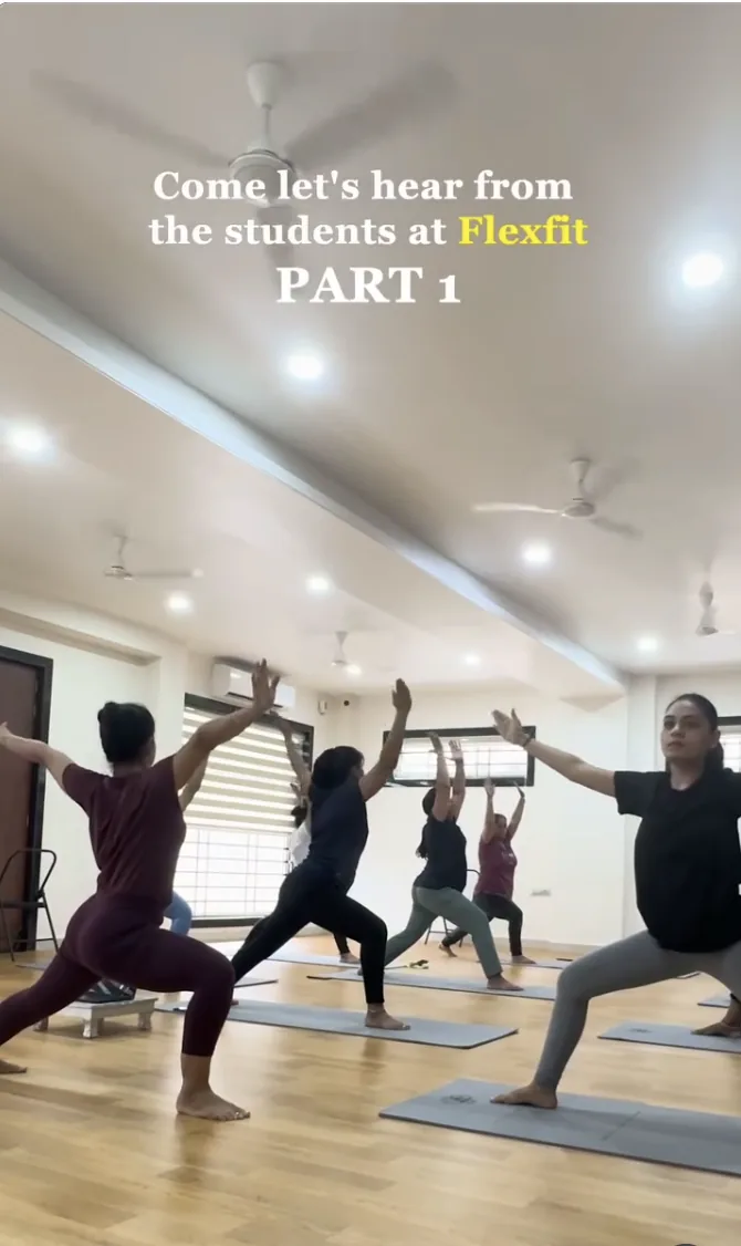 Students practising at FlexFit: Come let's hear from the students at Flexfit, Part 1